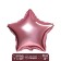 Foil ball 18 "Star", color pink gold