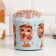Paper form for cupcake, muffins and kulich "owls" 90x90 mm mix (packing 2000 pcs)