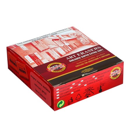 Eraser-whipper for shading Koh-I-Noor 6426/15 Super Extra Soft, in the box, red-2