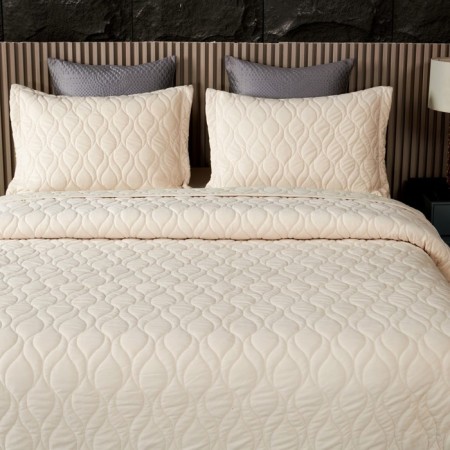 Sofi de Marko “Nobilis” bedspread, size 240x260 cm, cream color-6