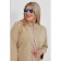 Female dress, size 60, beige color