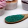 Sprinking confectionery with a soft center "Beads", Emerald, 50 g