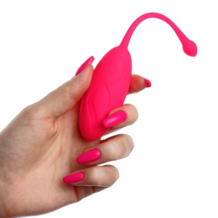 Vibroyaito Oka-Chopka, 7 x 3.5 cm, 10 modes, PDU, silicone, pink-9