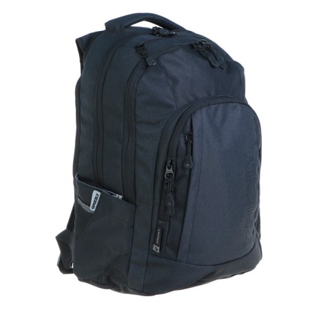 Youth backpack, 48 x 36 x 19 cm, Grizzly 903, ergonomic back, black RQ-903-2-1
