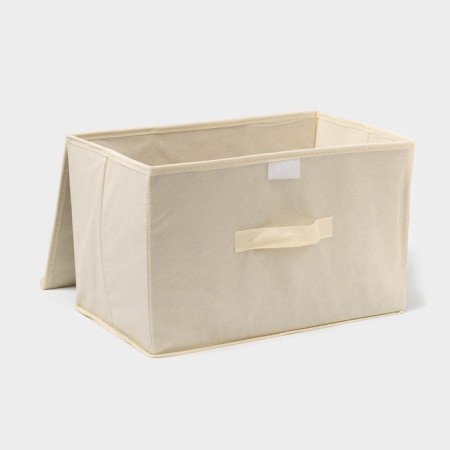Stellid box for storage "Alva", 37 × 24 × 24 cm, beige color-2