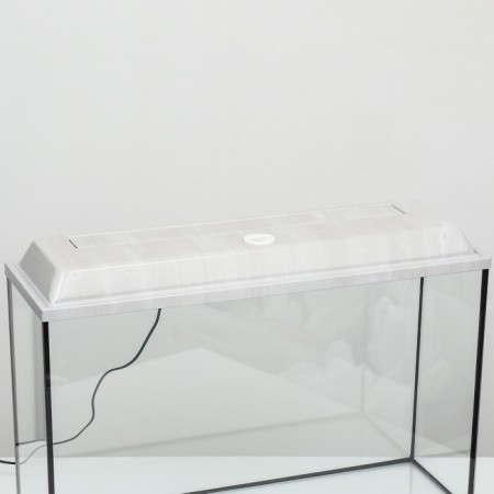 Aquarium rectangular "atall" with a lid, 100 liters, 80 x 25 x 50/55 cm, bleached oak-3