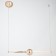 Lamp Bayerlux 49417/1 LED 16W 4000k gold 42x7x7-107 cm