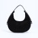 Bag-baget with zipper, black/black rhinestones