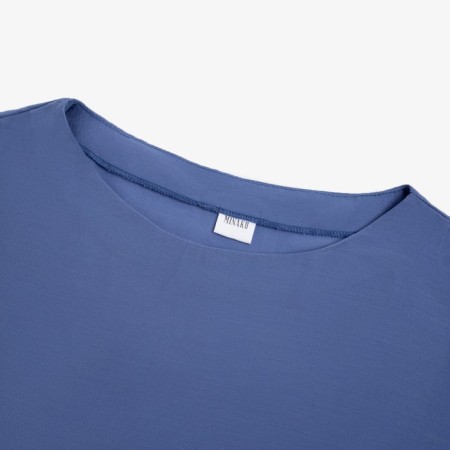 Women's costume (T -shirt, trousers) minku: enjoy Blue color, size 42-9