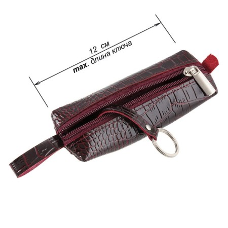 K-124-98 Case for K-124 keys, burgundy crocodile-98-4