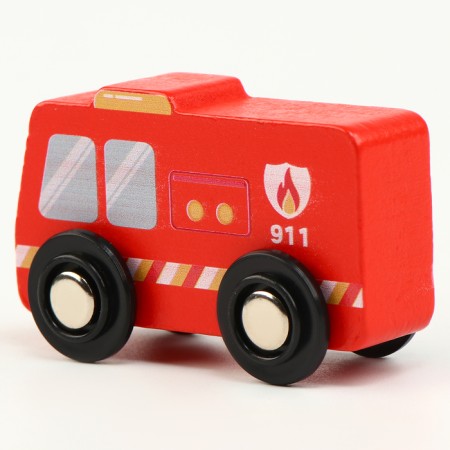 Children's "Fire Machine" is compatible with a set of railway "Transport" 7 × 3 × 4.5 cm-2