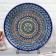 Largan Rishtan ceramics "Patterns", 42 cm, Blue Mix