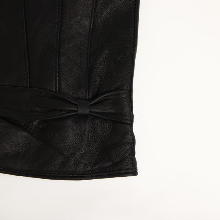 Female gloves, size XL, with insulation, black color-2