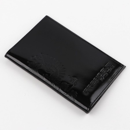 Cover for passport 5131 mr.president, black color, genuine leather-2