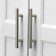 Realing handle, d = 10 mm, m/o 96 mm, color Satin nickel