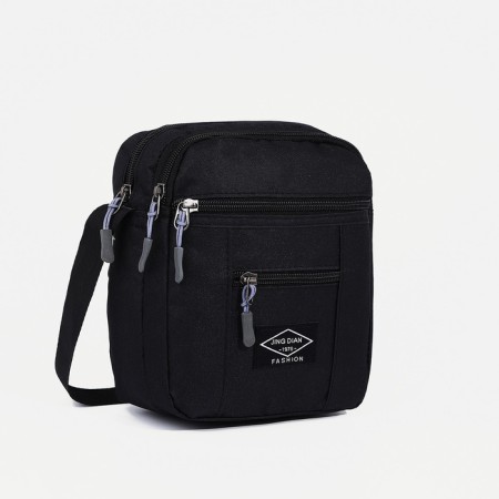 Male bag, black color