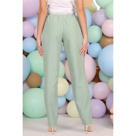 Female trousers, size 48, mint color-4