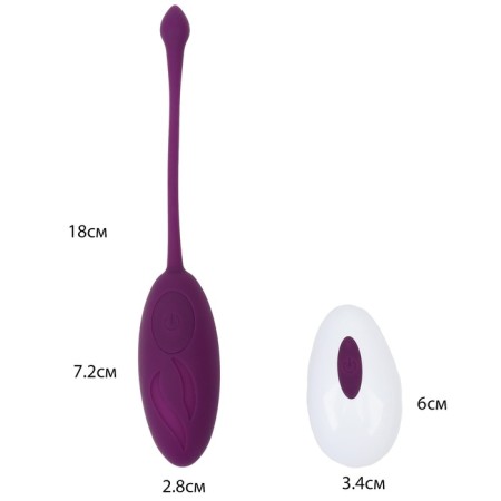 Vibroyaite Oka-Fucks, 10 modes, PDU, silicone, purple-2