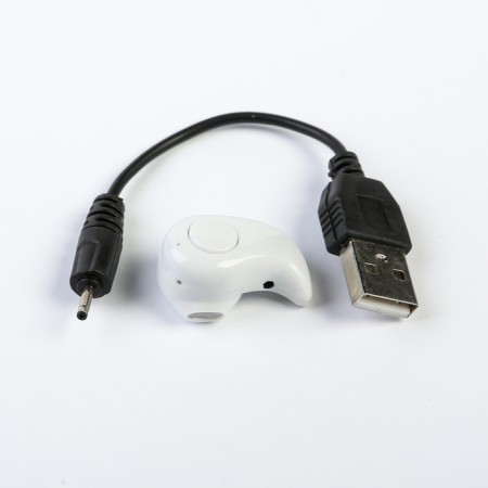 Wireless headphone Luazon RX-3, microphone, AKB 50 mAh, white-3