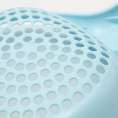 A toilet scoop with a fine mesh, 25 cm x 15.5 cm, blue-3