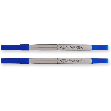 Roller Roller Parker Quink Rb Z01, Feat M, 0.7 mm, blue ink, in a blister (2pcs)-2