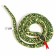 Soft toy "Snake", 30 cm, green color
