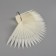 Palette for varnishes on a ring, 50 nails, style shape, ivory color
