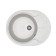 Kitchen sink from Dr.gans "Berta-620" 620x490 mm, h = 217 mm, color gray color