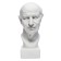 Gypsum figure Roman head, 25 x 25 x 60 cm