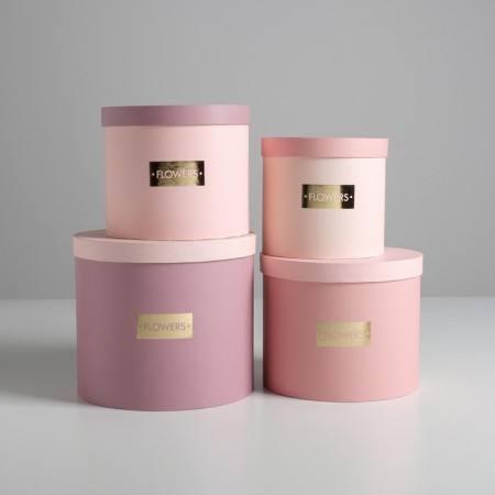 A set of hats for colors 4 in 1, gift packaging, “delicate tones”, 14 x 13 cm - 20 x 17.5 cm-2