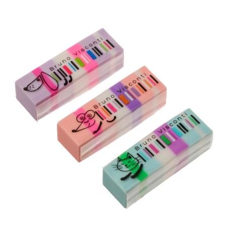 Happygraphix Eraser "Street", rectangular, mix