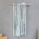 Panel Wall Textile "Stars" Blue threads 70x45 cm