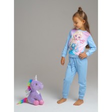 Cold Heart kit for a girl: sweatshirt, pants, height 110 cm
