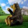 Garden figure "Bear with Honey Big" color