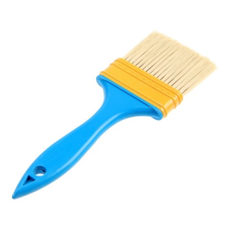 Brush flat promo, artificial bristles, plastic handle, 2.5 ", 63 mm-4
