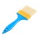 Brush flat promo, artificial bristles, plastic handle, 2.5 ", 63 mm