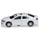 Metal machine Toyota Camry, 12 cm, doors open, inertial, white color