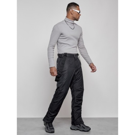 Semi -combinezone ski insulated male winter, size 52, black color-6