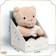 Soft toy "Little Friend", Bear in jeans and jacket