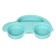 Silicone children's plate "Machine" with sections, color mix