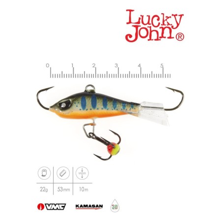 Balancir Lucky John Baltic 5 + tee, 5 cm, color 103 blister-1