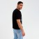Men's T-shirt Minaku "Ocean" Color Black, Rr. 50