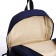 Young backpack from a lightning textile, 3 pockets, a bag, a suitcase holder, black/blue color