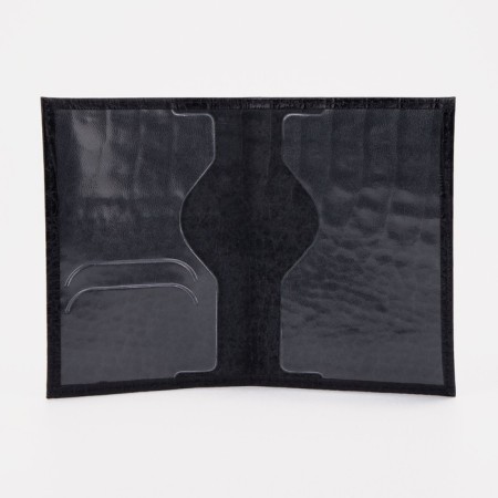 Cover for passport, black color-2
