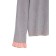 Female jumper in a rut with ruffles CONTE ELEGANT, size M, color Light Grey-Peach
