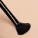 A set of makeup brushes, 5 objects, black color