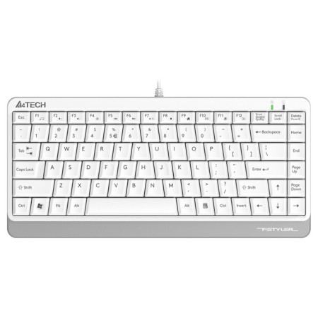 Keyboard A4Tech FSTYLER FKS11 White/Gray USB