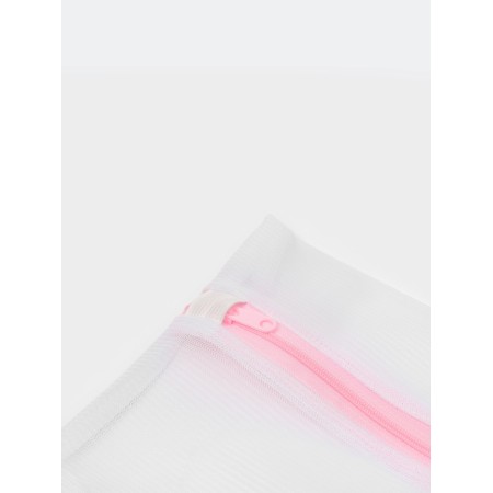 A bag for washing linen shade, 50 × 60 cm, small mesh, white color-5