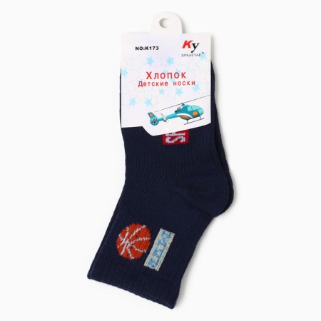Children's socks, mix color, size 15-17-5