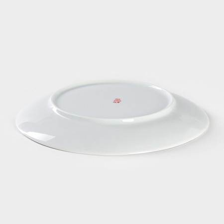 Porcelain plate "Lynx", D = 24 cm, white-2